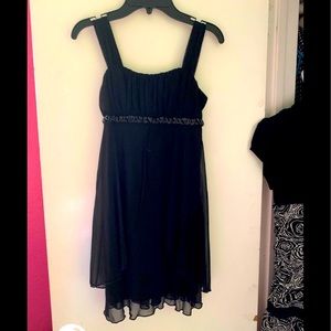 A City Triangles beaded sleeveless dress.